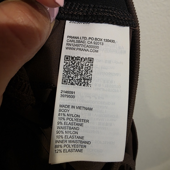 Prana Women's Brown Lightweight Wide Leg Pants - Picture 4 of 6